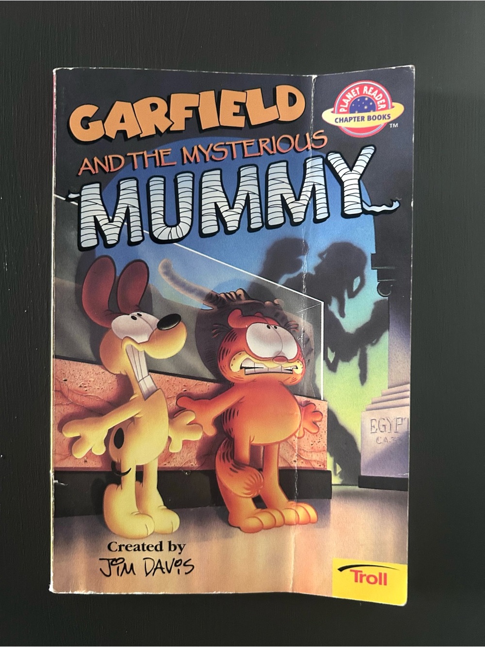 3/$20 VINTAGE 1997 Garfield and the Mysterious Mummy Chapter Book